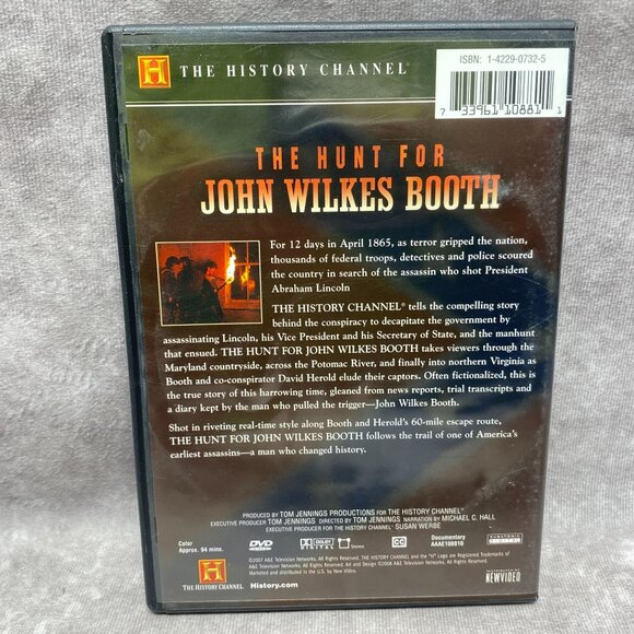 The History Channel 3-DVD Set: John Wilkes Booth Tomb Hunters & Air Force One - Picture 4 of 10